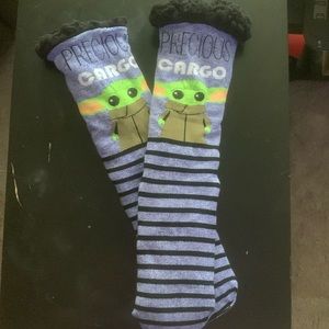 Grogu slipper socks